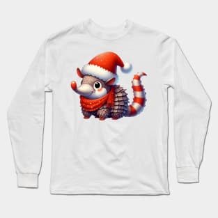 Cute Holiday Armadillo Long Sleeve T-Shirt